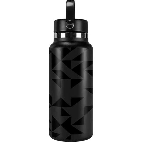 Black Geometric Hydro Flask 32oz Wide Mouth Skin